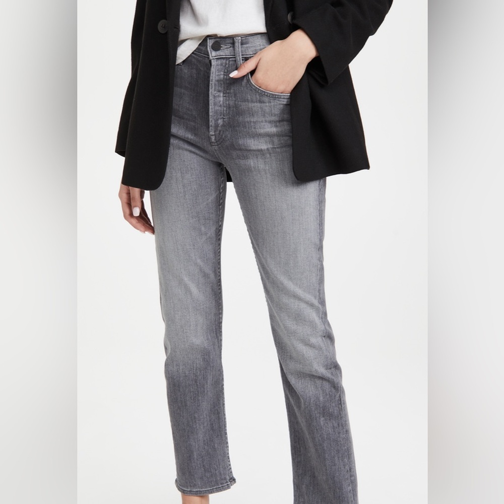 Tomcat Ankle Straight Leg Mother Jeans in Gray! Size 23/24 Worn 3x
